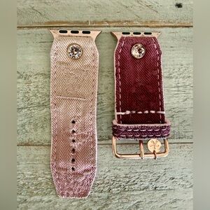 GUC Spark*l Spark’l Sparklbands Ombré Denim LV Apple Watch Band